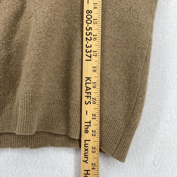 BRAEMAR Sweater Womens S Pure Lambswool Long Sleeve Pullover Brown Scotland Vtg - Picture 11 of 16